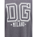 Dolce & Gabbana Gray Cotton T-Shirt