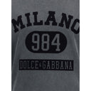 Dolce & Gabbana Gray Cotton T-Shirt
