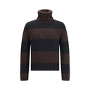 Dolce & Gabbana Brown Wool Turtleneck