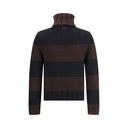 Dolce & Gabbana Brown Wool Turtleneck