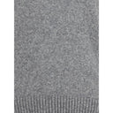 Dolce & Gabbana Gray Fleece Wool Sweatshirt