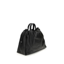 Brunello Cucinelli Black Calf Leather Bos Taurus Shoulder Bag