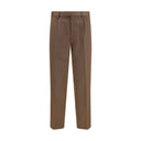 ZEGNA Brown Wool Dress Pants