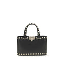 Valentino Garavani Black Leather Shoulder Bag