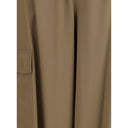 Max Mara Beige Cotton Cargo Pants