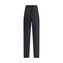 Max Mara Black Fleece Wool Casual Pants