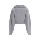 Max Mara Gray Wool Cardigan