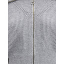 Max Mara Gray Wool Cardigan