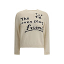 Max Mara Cream Cotton Sweatshirt