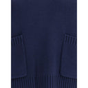 Max Mara Blue Cotton Sweatshirt