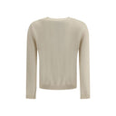 Max Mara Cream Cotton Sweatshirt