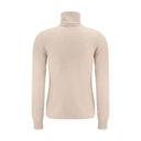 Max Mara Beige Wool Turtleneck