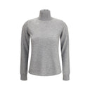 Max Mara Gray Wool Turtleneck