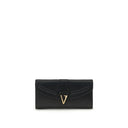 Versace Black Calf Leather Bos Taurus Wallet