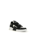 Philipp Plein Black Calf Leather Bos Taurus Low Top Sneakers