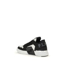Philipp Plein Black Calf Leather Bos Taurus Low Top Sneakers