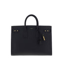Saint Laurent Black Calf Leather Bos Taurus Handbag