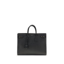 Saint Laurent Black Calf Leather Bos Taurus Handbag