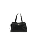 Dolce & Gabbana Black Calf Leather Bos Taurus Shoulder Bag