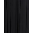 Chloé Black Silk Long Skirt
