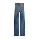 Chloé Blue Cotton Straight-Leg Jeans