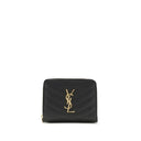 Saint Laurent Black Calf Leather Bos Taurus Wallet