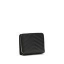 Saint Laurent Black Calf Leather Bos Taurus Wallet