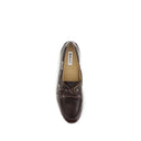 Bally Brown Calf Leather Bos Taurus Slip-On Loafers
