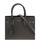 Saint Laurent Gray Calf Leather Bos Taurus Shoulder Bag