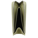 Jil Sander Green Leather Wallet