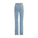 Saint Laurent Light Blue Cotton Slim Fit Jeans