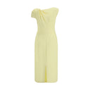 Givenchy Yellow Viscose Casual Dress