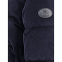 Burberry Blue Cotton Coat