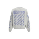 Off-White Gray Cotton Sweatshirt
