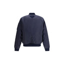 Prada Blue Recycled Polyamide Bomber