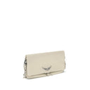 Zadig & Voltaire Cream Calf Leather Bos Taurus Shoulder Bag