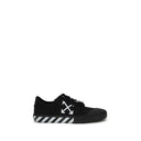 Off-White Black Calf Leather Bos Taurus Low Top Sneakers