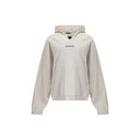 Balenciaga White Cotton Sweatshirt