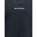 Balenciaga Black Cotton Sweatshirt