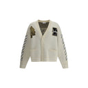 Off-White Cream Cotton Cardigan