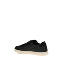 Prada Black Leather Low Top Sneakers