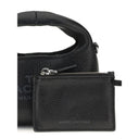 Marc Jacobs Black Calf Leather Bos Taurus Shoulder Bag