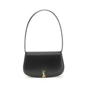 Saint Laurent Black Calf Leather Bos Taurus Shoulder Bag