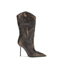 Paris Texas Brown Calf Leather Bos Taurus Boots