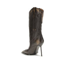 Paris Texas Brown Calf Leather Bos Taurus Boots