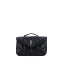 Saint Laurent Black Lamb Ovis Aries Aries Shoulder Bag