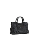 Balenciaga Black Calf Leather Bos Taurus Shoulder Bag