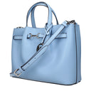 Michael Kors Light Blue Leather Handbag