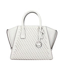 Michael Kors White Leather Handbag