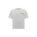 Thom Browne White Cotton T-Shirt